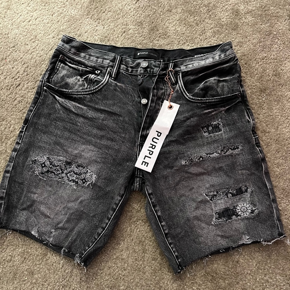Purple brand jeans shorts size 34